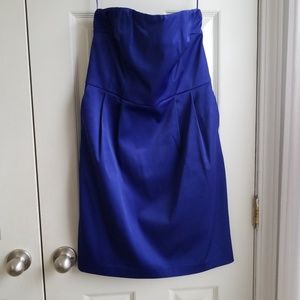 Express strapless dress